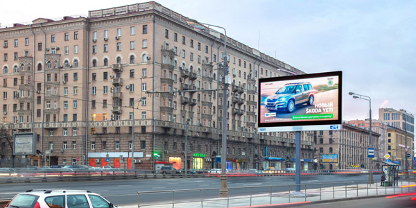 Цифровые билборды уже в Петербурге